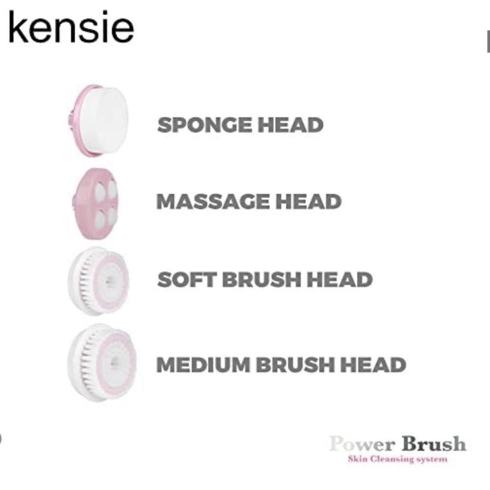 🌿 Kensie Power Brush Skin Cleaning System in shade Coral - Picture 4 of 6